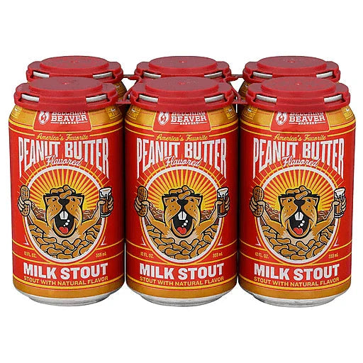 Beaver Brewery Peanut Butter Flavored Milk Stout 6-Pack (12 FL OZ Per Can)