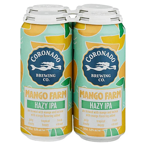 Coronado Brewing Co. Mango Farm 4-Pack (16FL OZ Per Can)