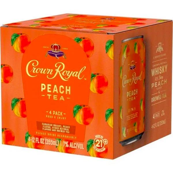 Crown Royal Peach Tea 4pk Cans