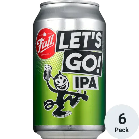 Fall Brewing Company Let's GO IPA 6-Pack (12FL OZ Per Can)