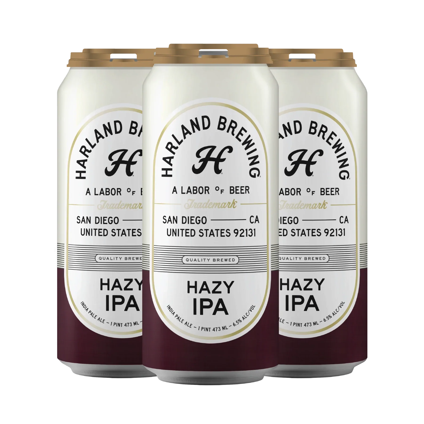 Harland Brewing Hazy IPA 4-Pack (16 FL OZ Per Can)