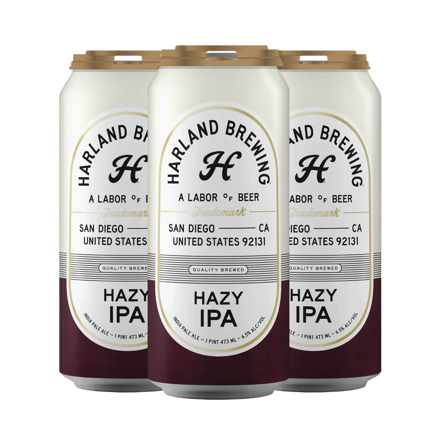 Harland Brewing Hazy IPA 4-Pack (16 FL OZ Per Can)