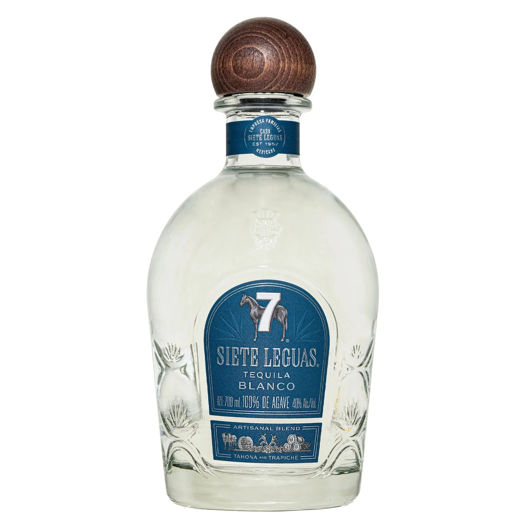 Siete 7 Leguas Blanco Tequila 80proof 750 ml